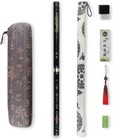 C Key Dizi Black Bitter Bamboo Flute Chen Qing Flute With Free Membrane   Glu   