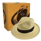 Authentic Panama Hat By Ecua-andino - Handmade Ecuador Toquilla Straw Fedora