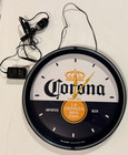 Corona Beer Light Up Clock - Dimmer Switch - Works Great    - 17 In By 17 In