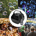 Rgb Led Light Automatic Bubble Machine With Remote Control Stage Effect Party Us