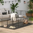Hoobro Guinea Pig Cage With Waterproof Mat 24 Panels Small Animal Playpen