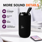 Portable Bluetooth Speaker  Ipx6 Waterproof  16hr Battery  Bass  Wireless 