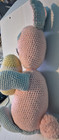 Crochet 19in Handmade Bunny Plush Soft Pastel Friend Stuff Animal