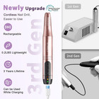 C20 Cordless Nail Drill Electric File  Professional For Acrylic Gel Dip Powder N