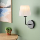Wall Sconce With Rechargeable Led Bulb And Remote Black - Room Essentials