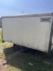 Wells Cargo Enclosed White Trailer With Dual Locking Barn Doors 