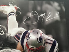 Julian Edelman Autographed 16x20  the Catch  Photo W  Inscription Jsa