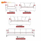 Milk Silk Sofa Cover Stretch Couch Furniture Protector Slipcover 1 2 3 4 Seater