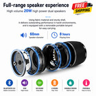Bluetooth Portable Wireless Speaker Waterproof Fm Radio Bass Usb Tf Loud Stereo