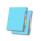 8-tabs 2 Set Binder Dividers With Tabs fit 8 5  X 11  Letter Size Plastic 16