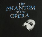 The Phantom Of The Opera Vintage T Shirt 1990 s Broadway Musical Back Print Mask