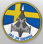 Swedish Air Force Patch Jas 39 Gripen Saab Proud Fighter Jet 2025