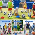 15pcs Disc Cones Training Cones Agility Soccer Cones With Carry Bag For Training