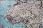 Stielers Hand Atlas  World Map Plate Page No 65 Colonial Africa 1888 Vintage