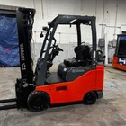 2020 Toyota 8fgcu18 3500lb Used Forklift Triple Mast Sideshift Fork Positioner