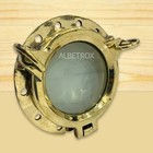  nautical Ship Marine Solid Brass Porthole Window - Antique Marine Style 