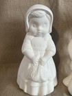 Ceramic Bisque U Paint Vintage Pilgrims-man  Woman  Dona s Molds Thanksgiving