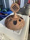 Antique Cast Iron Parlor Stove Heater Decorative Topper Finial Ornament Art Deco