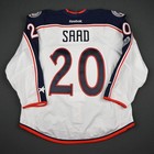 2016-17 Brandon Saad Columbus Blue Jackets Game-issued Nhl Hockey Jersey Meigray