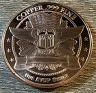 Standing Liberty 1 Oz  999 Copper Round Coin