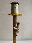 Rare Antique Vintage Legmann Gustav The Miller German Climbing Tin Toy Windmill