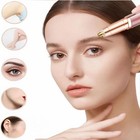 Painless Electric Eyebrow Trimmer Led Light Usb Rechargeable Facial Hair Remover