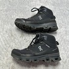 On Cloudrock 2 Hiking Boots Black 63 98613 Waterproof Womens Us Size 8 5