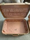 Starline Luggage Co Luggage Suitcases Train Case Brown Vintage 1950 s