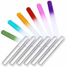 6 Crystal Glass Nail File     Double-sided Fingernail Tools For Manicure Pedicure