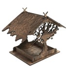 Rustic Woodland Hanging Bird Feeder - Charming Outdoor Garden Decor
