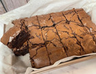 Fresh Baked To Order Homemade Fudge Brownies Soft Gooey Chocolate Dessert 9 Ct