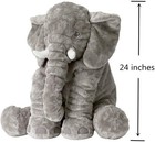 Giant Elephant Stuffed Animals Oversized 24 Inch Large Stuffed Elephant Pillo   
