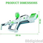 1 2 3 Packs    supersized Gel Blaster Surge Xl 150ft Range Ball Gun For Ages 14 