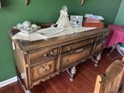 Antique Mahogany Sideboard Server Cabinet