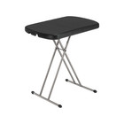 26-inch Adjustable Folding Laptop Table tv Tray  Indoor-outdoor  Black