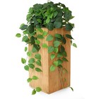 Alyptus Fake Pothos Hanging Plants     33  Set Of 2 Faux Large  Green