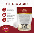 Citric Acid 2 Lb Bag - 100  Pure  Food Grade   Non-gmo - Citric Acid Powder For 