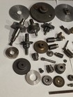 72 Pcs  Lot Of Vtg  Metal Gears And Parts - Steampunk Project   Sculpture Art 