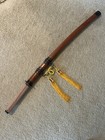 Vintage Samurai Sword   Engraved-previously Owned By A Martial Arts Grand Master