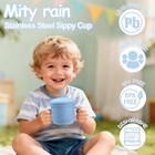 3-in-1 Stainless Steel Sippy Cup For 6  Month Old  Baby Straw Cups For Toddlers
