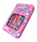 Vintage 2013 Lotta Luv 4pc Lip Balm Tin Set Bubble Yum Original  Watermelon  1a