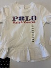 Ralph Lauren 2 Piece Outfit Set 12m White Navy Red Fair Isle Knit Pants Top