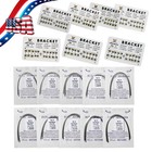 Dental Orthodontic Bracket Braces Roth mbt 345 Hooks  round Super Arch Wire Niti