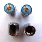 Jimmy Buffett Tire Caps  Parrot Head Logo Jimmy Buffett Car Tire Valve Stem Caps