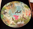 Vtg Springbok Jigsaw Puzzle Round Wild Birds Arthur Singer  65 Complete 20-1 4 