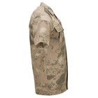 Original Turkish Military Field Shirt Short Sleeve Surplus M2021 Camouflage