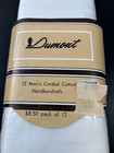 Vtg Dumont White Men s Corded Cotton Handkerchiefs 12 New  803