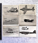 Wwii Era Postcards Of Allied War Planes - Lot Of 10