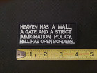Heaven Has A Wall Christian Maga Embroidered Tactical Hook   Loop Morale Patch