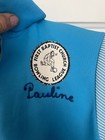 Vtg King Louie Bowling Shirt Women s Sz 34 Embroidered Patches Usa Made